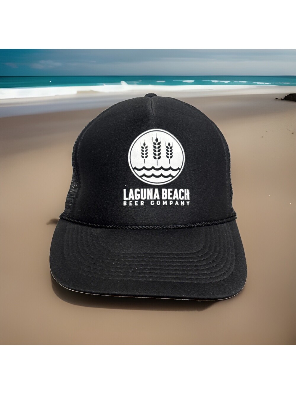 Laguna Beach Beer Company California Craft Beers Tasting Room Black Baseball Cap
